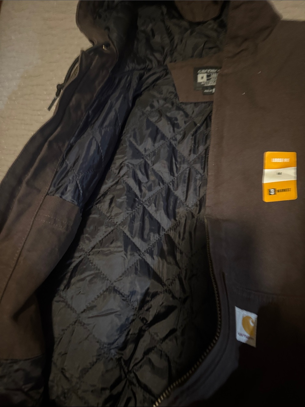 Carhartt Loose Fit J130 Hooded Work Jacket - Picture 4 of 4